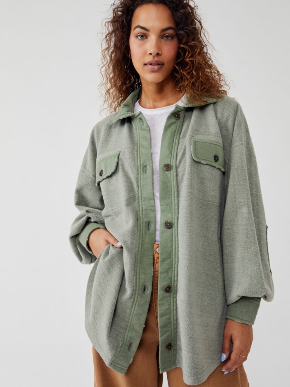 Free People Ruby Jacket in Jaded Women's XS
